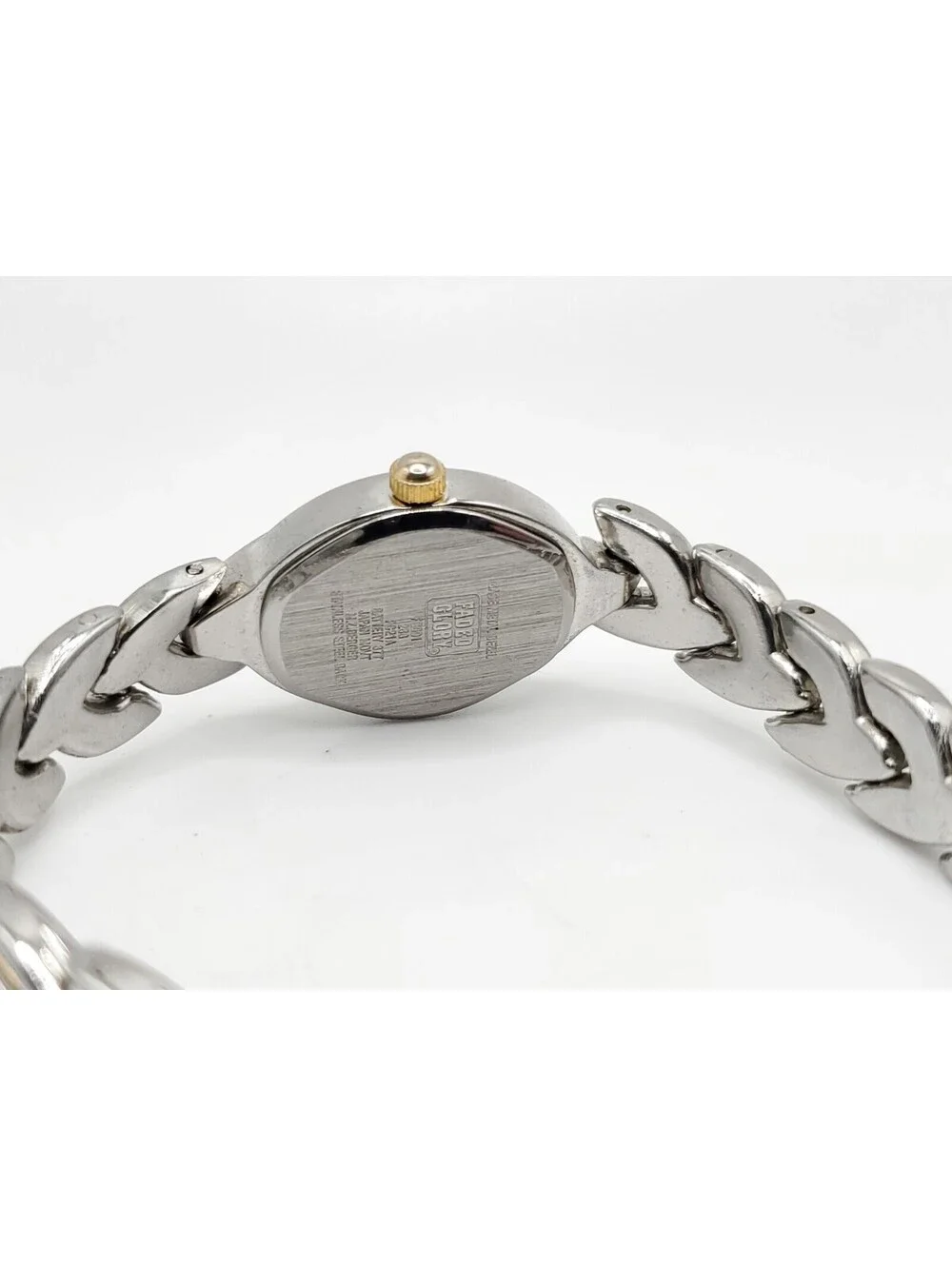 Faded Glory Quartz Women Watch New Battery Silver Tone Oval 18mm